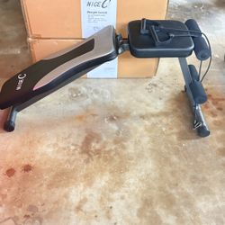 I’m Selling Adjustable Foldable Weight Benches For Home Gym With Resistant Band New In Boxes ($80)