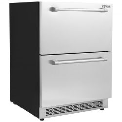 NEW VEVOR 24in Commercial Under Counter Drawer Fridge & Freezer