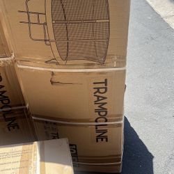 Trampolín Heavy duty Metal 330 Lbs con Escalera 10 Ft