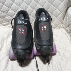 VNLA Roller Skates With Custom Purple Wheels Size 10