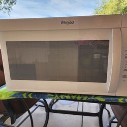 Whirlpool White 1.7 Cubic Foot Over Range Microwave