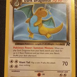 Pokémon Card dragonite 22/82 