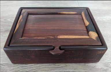 Handcrafted cocobolo box