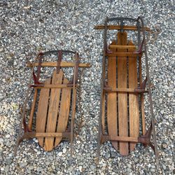 1940’s Antique Yankee Clipper Sleds 