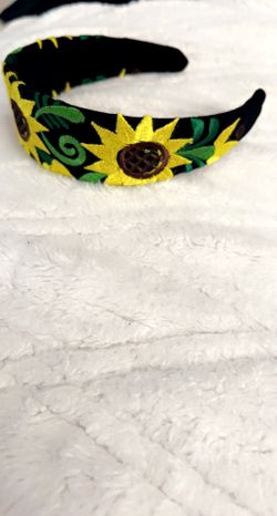 Headband With Sunflowers