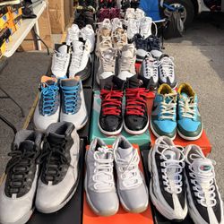 Jordan’s And Nike Shoe Lot