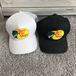 3 Bass Pro Hats In Great Condition 
