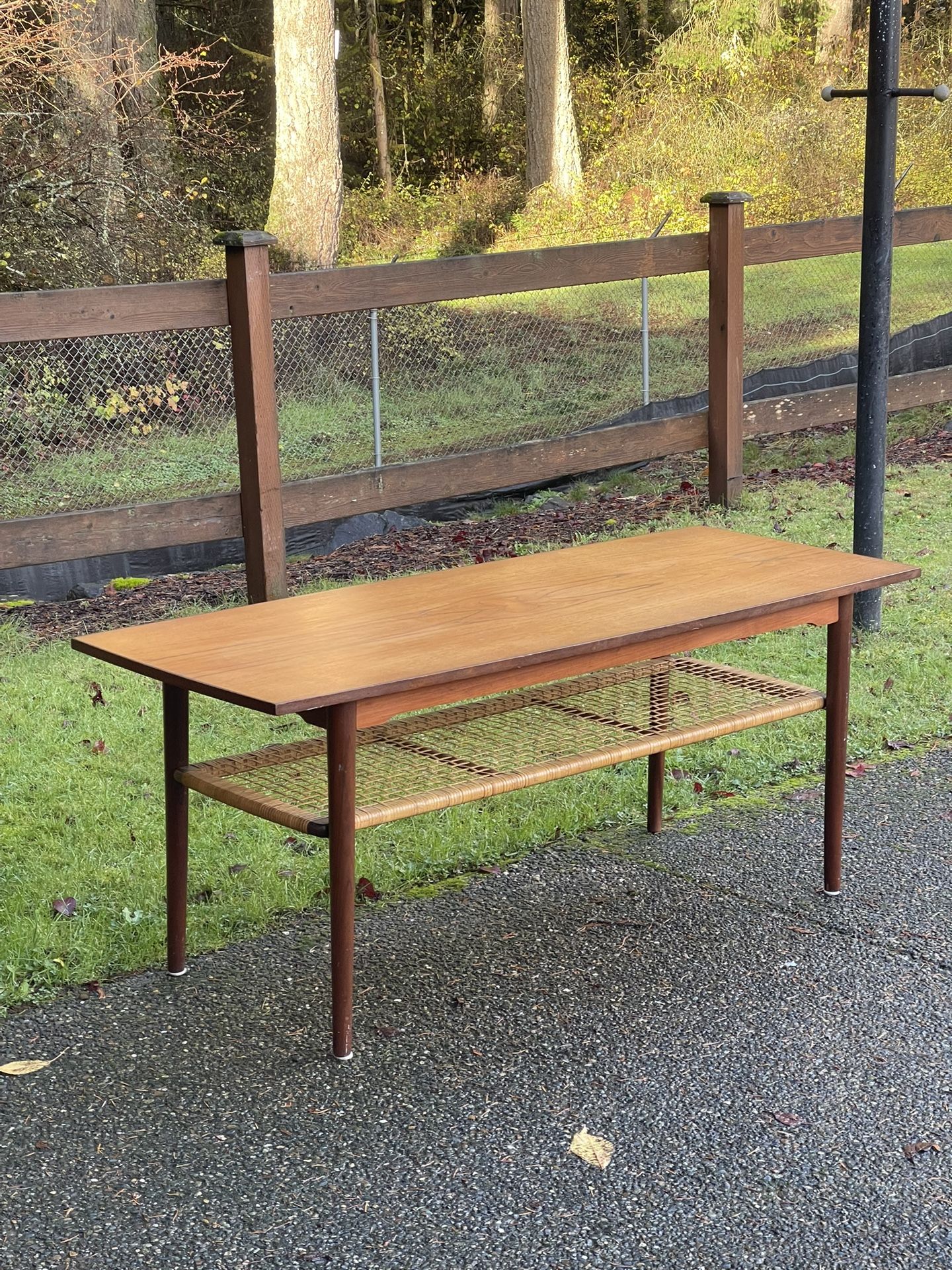 Mid Century Modern Danish Teak Coffee Table A