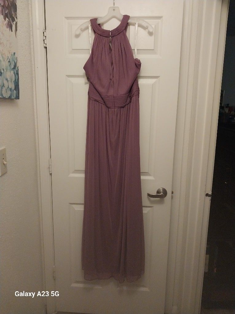 Bridesmaid Or Prom Dress Open Back And Front With Split for Sale in