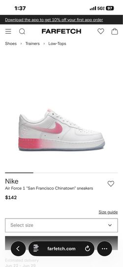 Nike's iconic Air Force 1 “ San Francisco Chinatown”  iteration