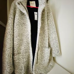 New, Abercrombie & Fitch coat L 
