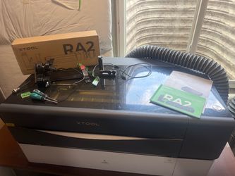 xTool P2 55W CO2 Laser + Riser + RA2 Pro Rotary – UNDER 10 HOURS
