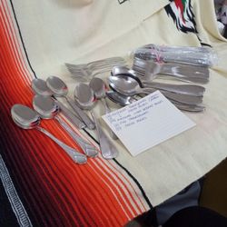 (57) STAINLESS STEEL SPOONS AND FORKS