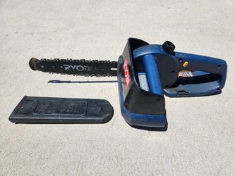 chain saw - Ryobi
18V battery powered
8x23x8H"
battery not included
$15