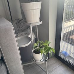 Modern Two-Tier Plant Stand (Plants Not Included)