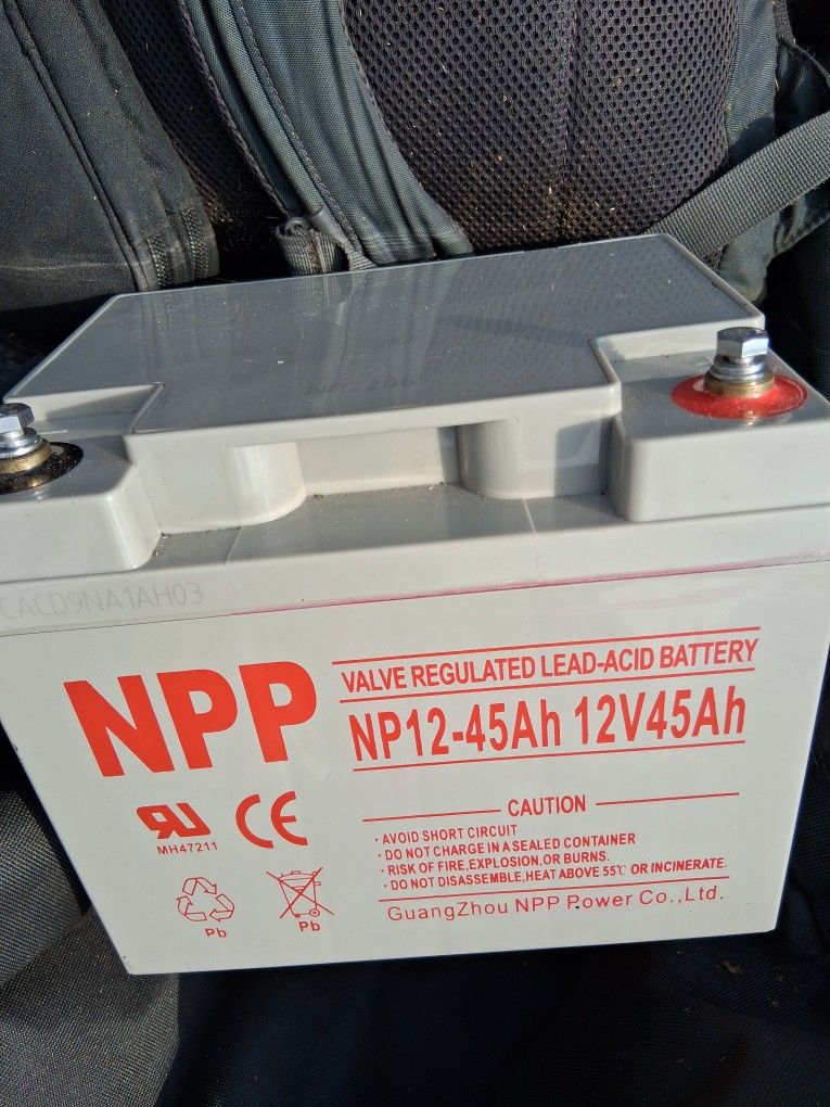 12 V 45ah Valve Regulated Lead-Acid Battery