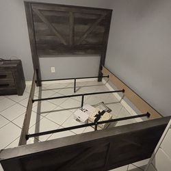 Queen bed frame