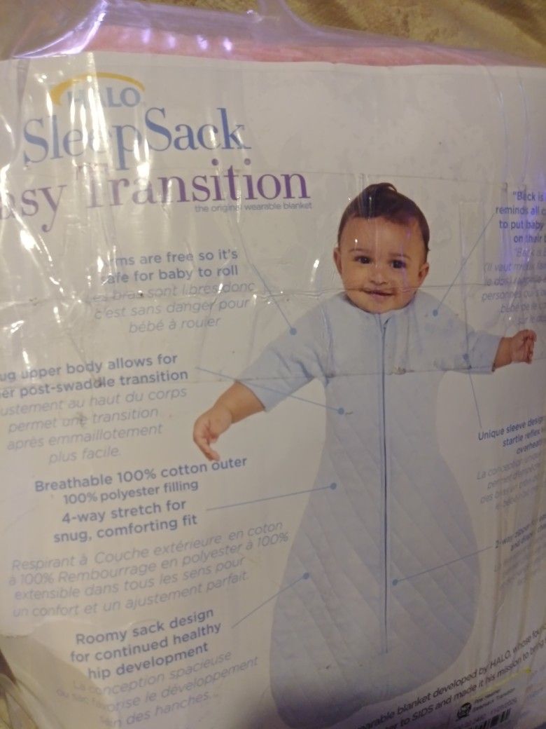 Baby Sleep Sack Quilted Pink