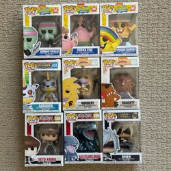 Funko Pop Vinyl Figures Lot of 9