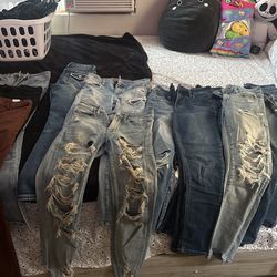 American Eagle, Hollister And Old Navy Jeans