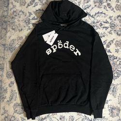 Black Sp5der Hoodie 