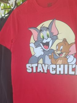 Stay chill Tom Jerry shirt L kids
