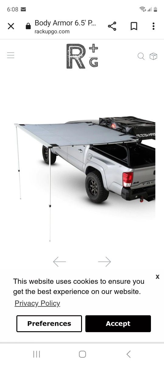 Body Armor 4x4 Rtt Awning And Annex Room