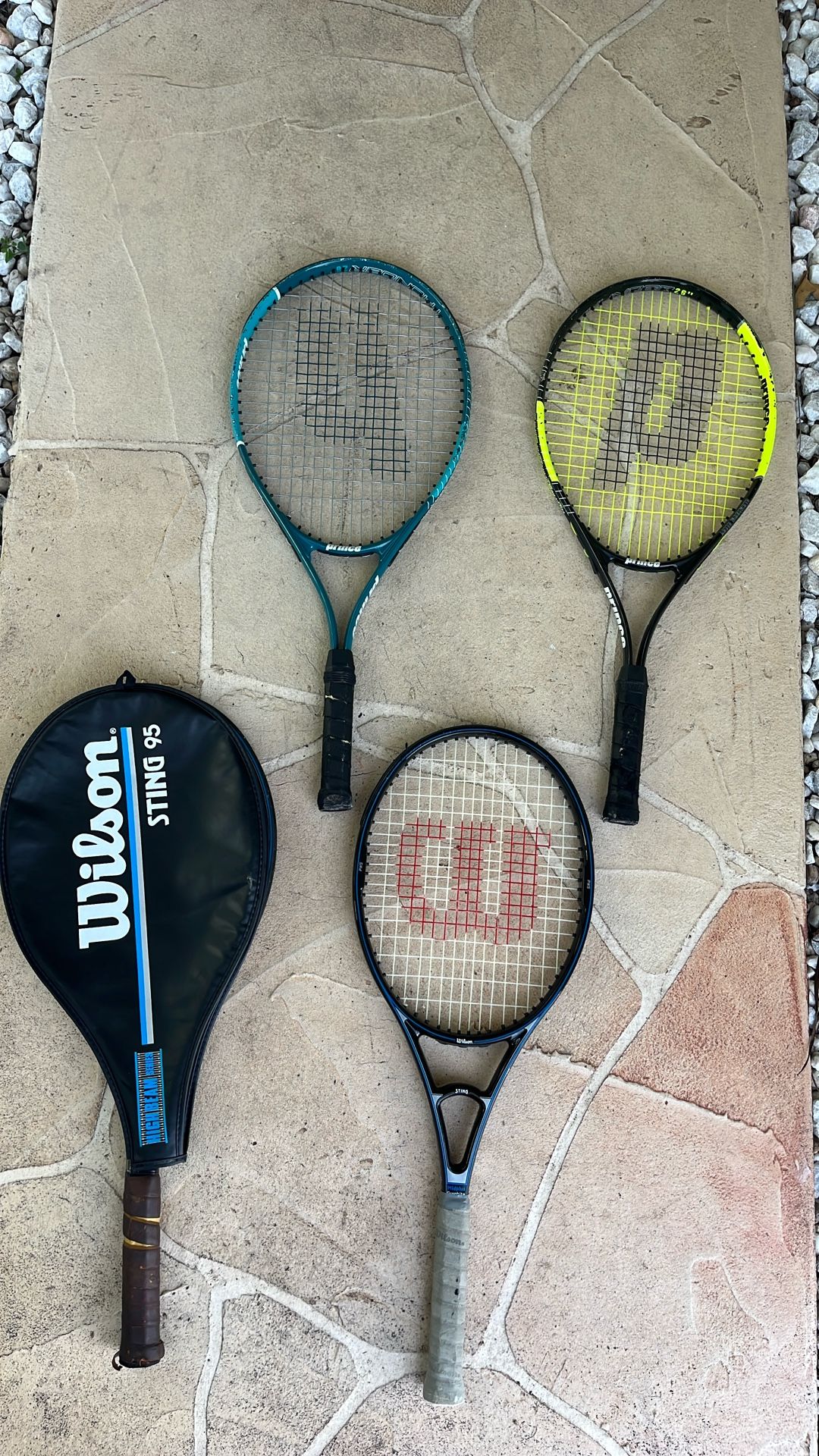 3 Tennis Rackets
