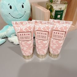 Aerin perfume rose hand and body cream sample/travel size bundle /NEW