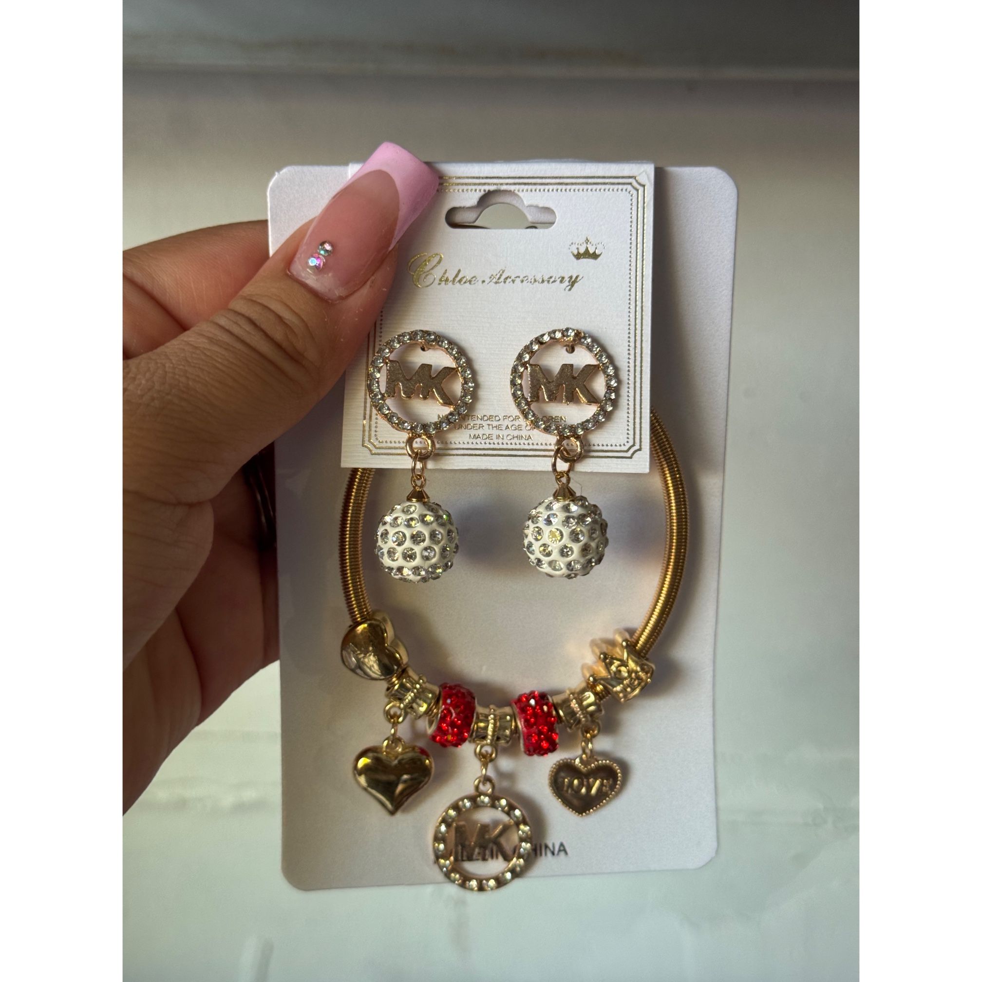Bracelet & Earrings Set