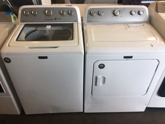 Maytag top load washer and electric dryer