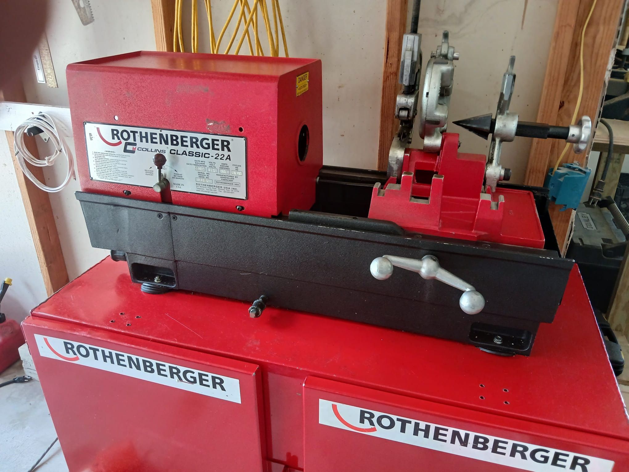 Pipe Threading Machine ROTHENBERGUER COLLINS CLASSIC 22 A