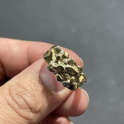 10KT Yellow Gold Nugget Ring
