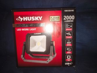 Husky 2000 Lumen Rechargeable LED Work Light
