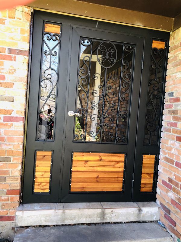Custom Steel Iron Front Entry Doors for Sale in Dallas, TX