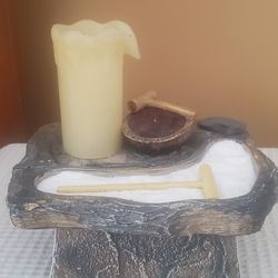Lighted Meditation LED Candle Fountain 
