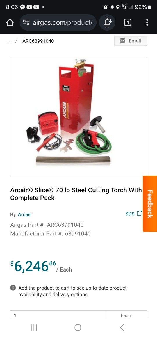 Steel Cutting Torch