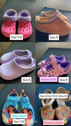 Toddler girl shoes $5-10
