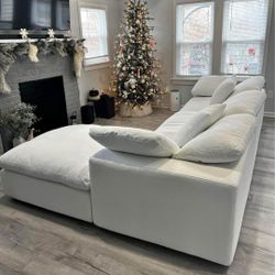 Cloud Comfy Plush Modular Sectional Sofa Couch with OTTOMAN 