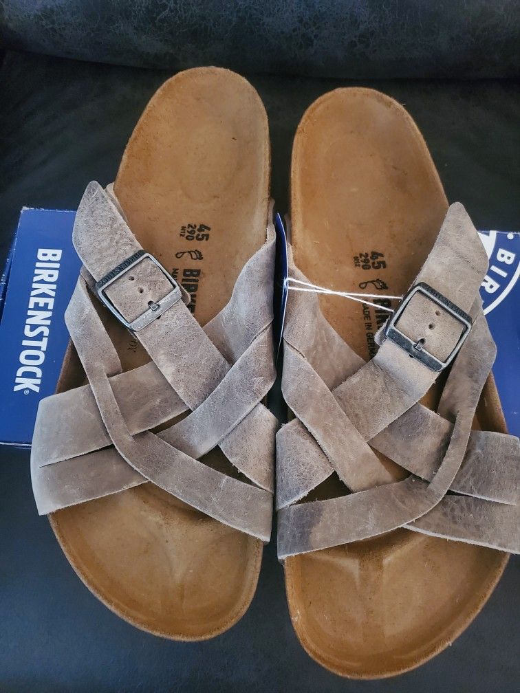 Men Birkenstock Lugano Size 45 Men12 Color Faded Khaki