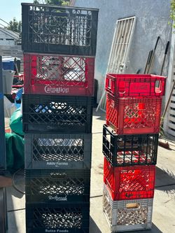 Milk crates -15 crates total