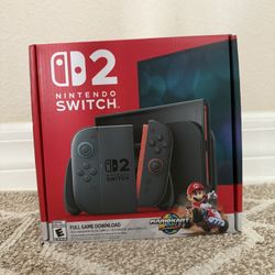 NINTENDO SWITCH 2 With Mario Kart World (FACTORY SEALED)