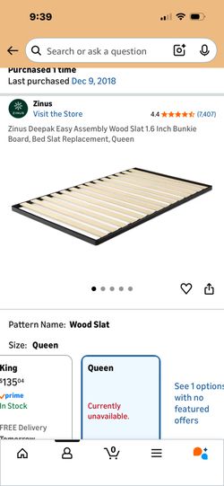 Queen Bunkie Board Slat Replacement