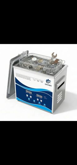 Ultrasonic Cleaner 3.2L , Jewelry Cleaning Ultrasonic Machine 40kHz with Heater Timer and Degassing