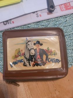 1950 Leather Hopalong Cassidy Wallet