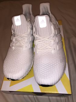 (PRICE IS FIRM) Brand new size 10 all white Ultra-boost $145