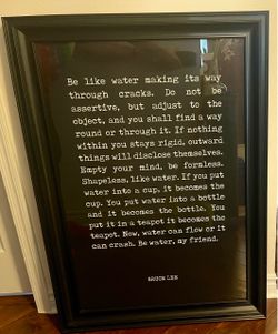 Bruce Lee Framed Picture Print Poster