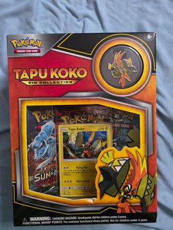Pokémon Tapu Koko Pin Collection Box
