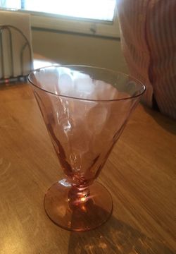 Vintage Pink Carnival Glass