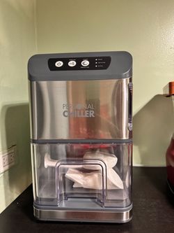 Personal Chiller Countertop Ice Maker – Stainless Steel